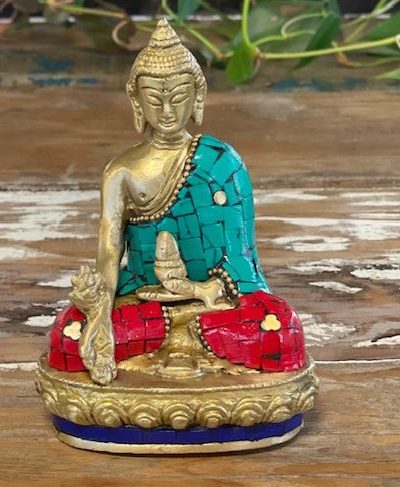 Brass Buddha Figure - Amitabha - 9.5 cm