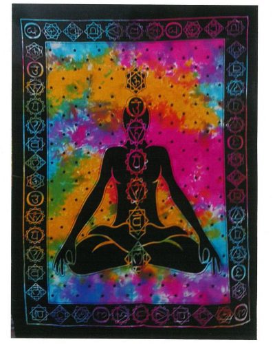 Cotton Wall Art - Chakra Buddha
