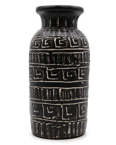 Greek Straight Vase - Chocolate