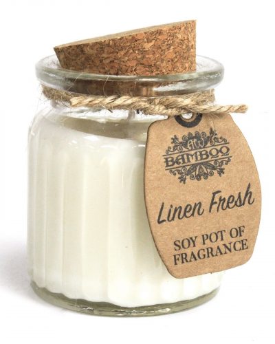 Linen Fresh Soy Pot of Fragrance Candles