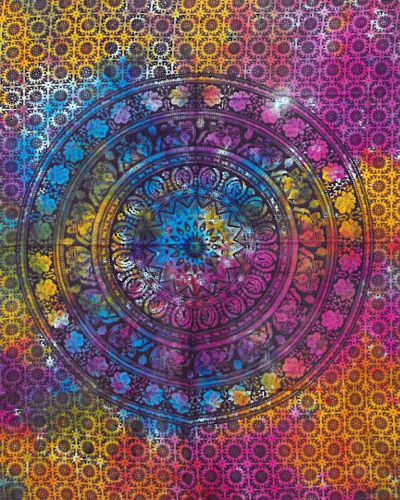 Cotton Wall Art - Mandala Elephant