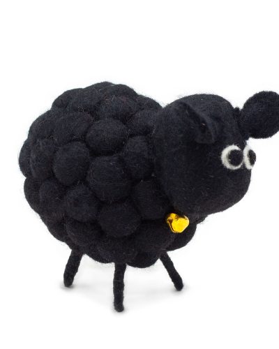 Little Felt Sheep - Black