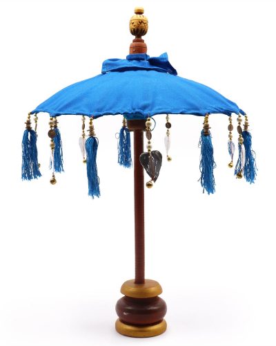 Bali Home Decor Parasol - Cotton - Turquoise- 40cm