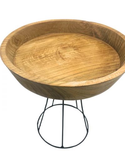 Elevated Teak Bowl 20cm - Large Tray