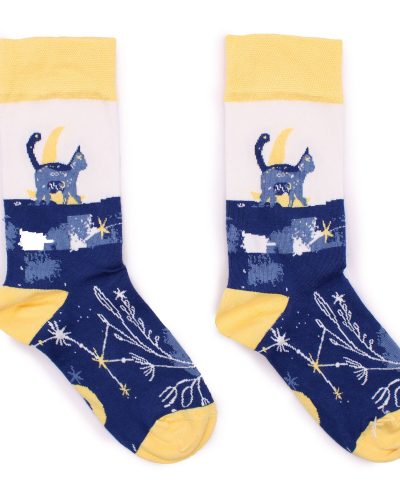 Hop Hare Bamboo Socks (36-40) - Midnight Cat