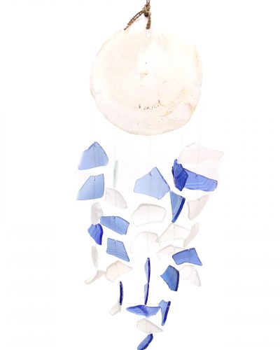 Copis and Glass Drop - Blue and White Glass