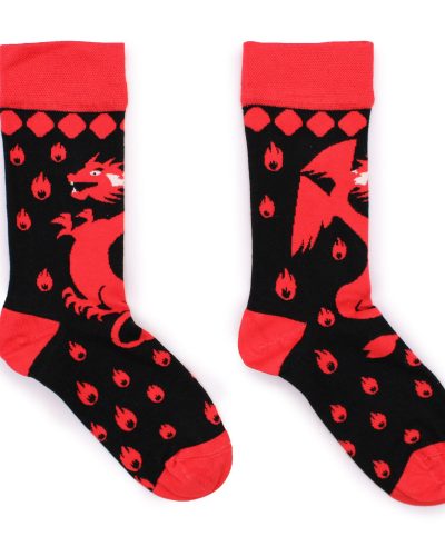 Hop Hare Bamboo Socks (36-40) - Red Dragons
