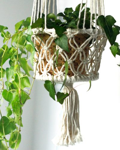 Macrame Pot Holder - Double Holder