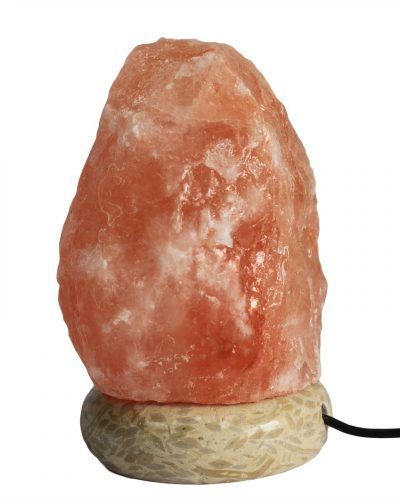 Quality USB Natural Salt Lamp - 11.5 cm (white light)