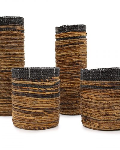 Banana Leaf Set - 2 Vase and 2 Bins