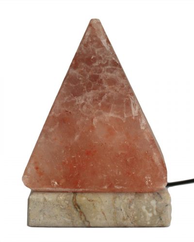 Quality USB Pyramid Salt Lamp - 9 cm (white light)