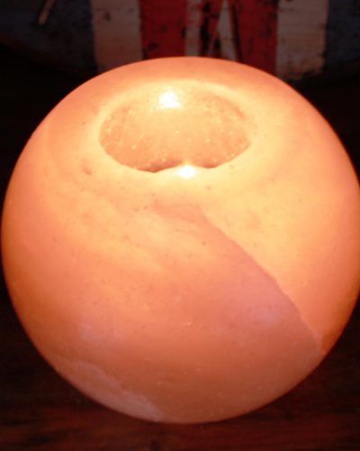 Salt Candle Holder - Round