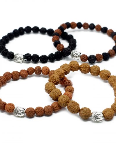 Assorted Rudraksha Buddah Bangles