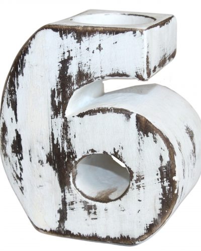 Wooden Birthday Number - No.6