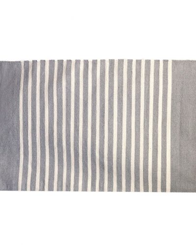 Indian Cotton Rug - 70x170cm - Grey