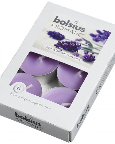 Pack of 6 Scented Tealights - French Lavender