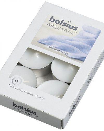 Pack of 6 Scented Tealights - Fresh Linen