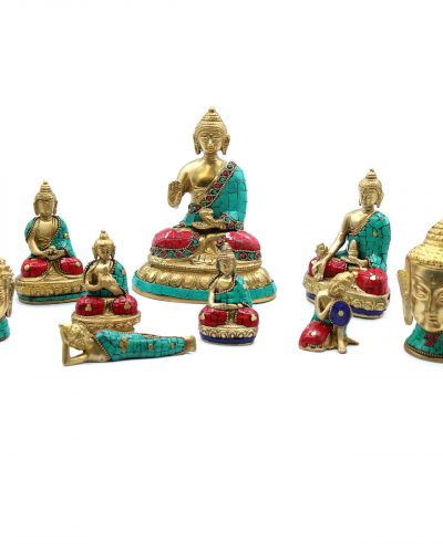 Brass Buddha Figure - Blessing - 7.5cm