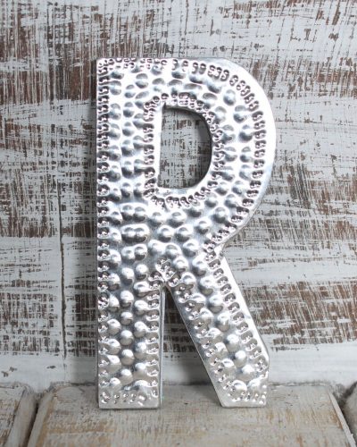 Sm Arty Aluminum Letters - R