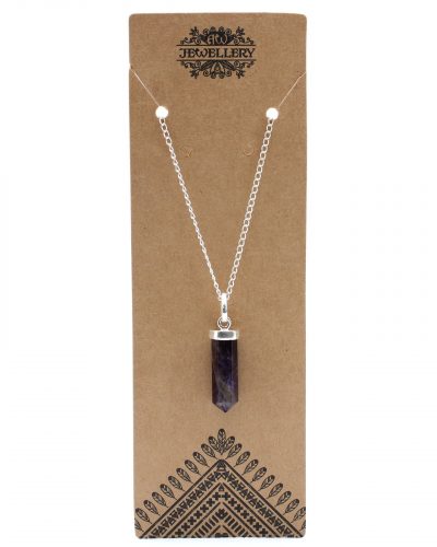 Gemstone Classic Point Pendant - Amethyst