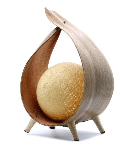 Natural Coconut Lamp - Natural Wrapover