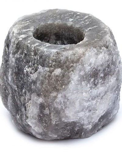 Grey Salt Candle Holder 600-800g