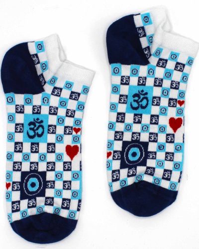 M/L Hop Hare Bamboo Socks Low (41-46) - Om and Evil Eye