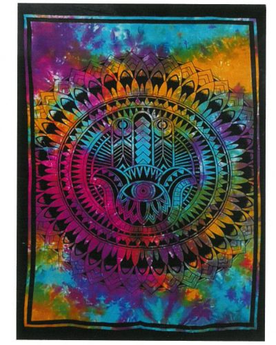 Cotton Wall Art - Hamsa Hand