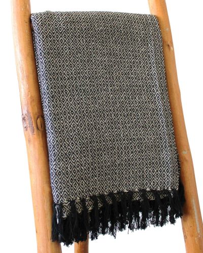 Boho Comfort Throws - 125x150cm - Charcoal