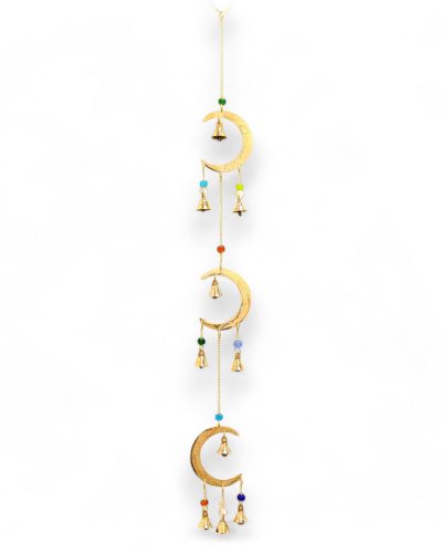 Indian Chimes - Moon Drop - 10  Bells - 6.5x63cm