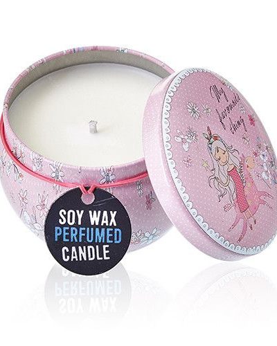 Art Tin Candle - Friendly Messages