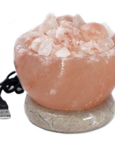 USB Fire Bowl Himalayan Salt Lamp (Multi)