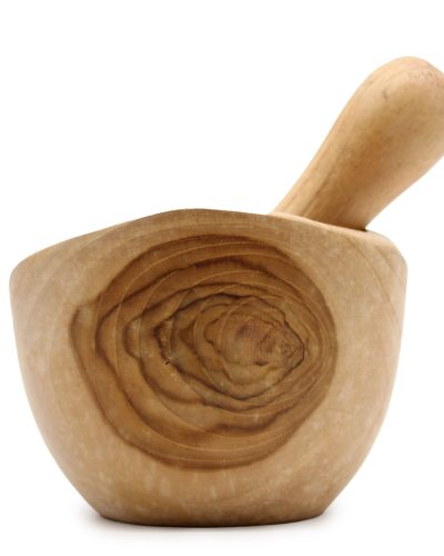 Ergo Teak Pestal and Morter Med