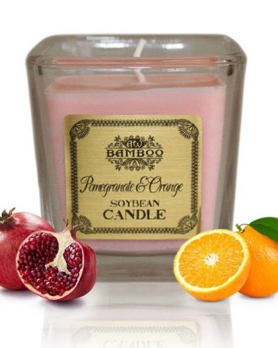 Soybean Candle - Pomegranate & Orange