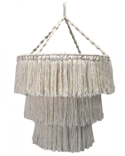 Macrame Soft Chandelier - Natural