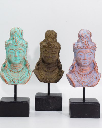 Lucky Java Princess on Stand - Green Copper