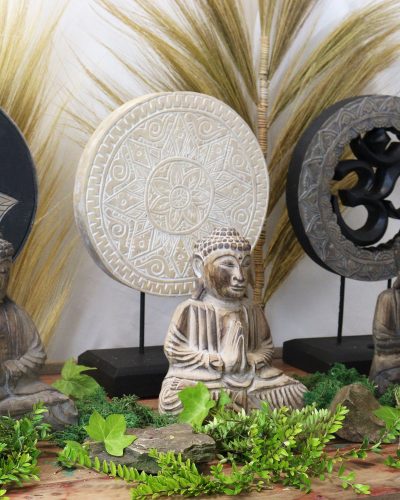 Buddha Feng Shui Set - Classic Mandala - Natural (2 Designs)