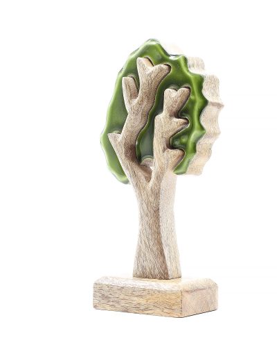 Lost in the Forrest -  Single Tree 3D Wooden Decoration - 20x10cm