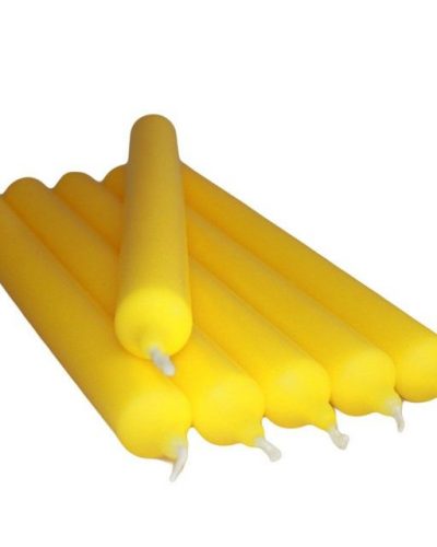 Citrus Yellow Dinner Candles