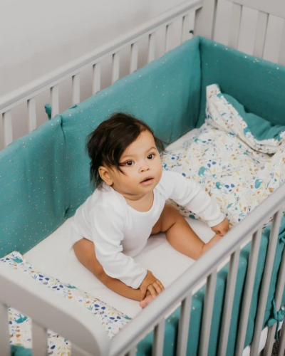 YappyEucalyptus Muslin 360 cm bumper